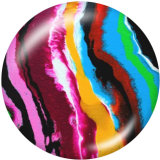 20MM   Pattern  Print   glass  snaps buttons