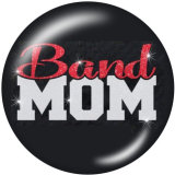 20MM  words   MOM   Cactus   Print   glass  snaps buttons
