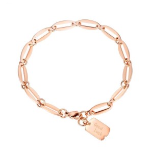 Stainless steel lucky bracelet