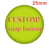 Custom designed 25MM Glass Cabochon various printed glass
