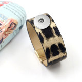 1 buttons leather  new type Bracelet Rhinestone fit 20mm snaps chunks