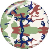 20MM    Pattern   Print   glass  snaps buttons