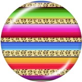 20MM    Pattern   Print   glass  snaps buttons