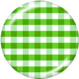 20MM  color  pattern   Print   glass  snaps buttons