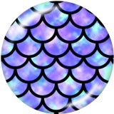 20MM  color  pattern   Print   glass  snaps buttons