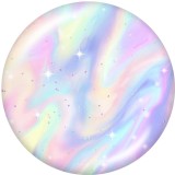 20MM  color  pattern   Print   glass  snaps buttons