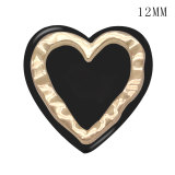 12MM  Cartoon little bear lovemetal snap silver  Plated  snap button