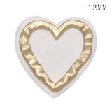 12MM  Cartoon little bear lovemetal snap silver  Plated  snap button