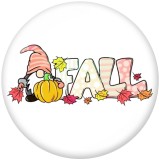 20MM   Christmas   Print   glass  snaps buttons