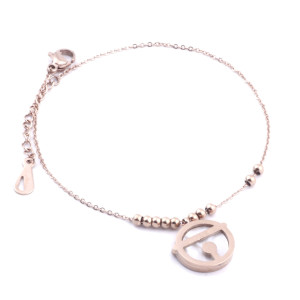 Stainless steel shell bracelet LOVE couple bracelet