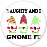 20MM   Christmas   Print   glass  snaps buttons