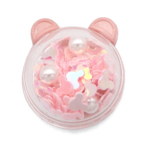 20MM Cartoons  Bear rabbit  shining  Resin snap buttons