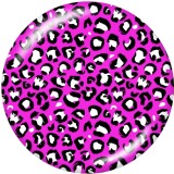 20MM   Pattern   Print   glass  snaps buttons