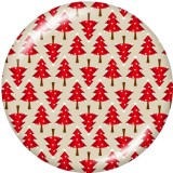 20MM   Clover   Pattern   Print   glass  snaps buttons