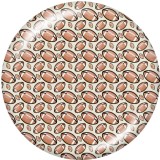 20MM   Pattern   Print   glass  snaps buttons