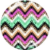 20MM   Pattern   Print   glass  snaps buttons