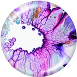 20MM   Pattern   Print   glass  snaps buttons