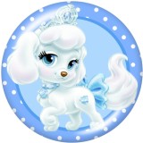 20MM  Cartoon  Horse  rabbit    Print   glass  snaps buttons
