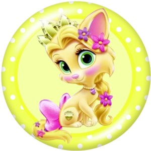 20MM  Cartoon  Horse  rabbit    Print   glass  snaps buttons