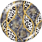 20MM   Pattern  Print   glass  snaps buttons
