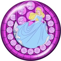 20MM  Cartoon   princess    Print   glass  snaps buttons