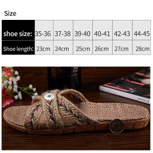 2 buttons Linen bottom slippers for home furnishing women and men summer couples indoor non-slip soft bottom fit18&20MM  snaps jewelry
