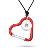 Love hook necklace  chain adjustable  fit 20MM chunks snaps jewelry  necklace for women