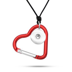 Love hook necklace  chain adjustable  fit 20MM chunks snaps jewelry  necklace for women