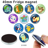 10pcs/lot  Pets   Elves  glass picture printing products of various sizes  Fridge magnet cabochon