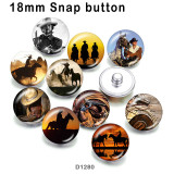 10pcs/lot   Pistol   glass picture printing products of various sizes  Fridge magnet cabochon