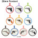 10pcs/lot   Pistol   glass picture printing products of various sizes  Fridge magnet cabochon
