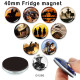 10pcs/lot   Pistol   glass picture printing products of various sizes  Fridge magnet cabochon