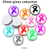 10pcs/lot  Ribbon   glass picture printing products of various sizes  Fridge magnet cabochon