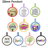 10pcs/lot  Tree  faith  glass picture printing products of various sizes  Fridge magnet cabochon