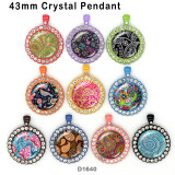 10pcs/lot  pattern  glass picture printing products of various sizes  Fridge magnet cabochon