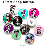 10pcs/lot  girl  glass picture printing products of various sizes  Fridge magnet cabochon