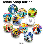 10pcs/lot  Cat  glass picture printing products of various sizes  Fridge magnet cabochon