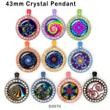 10pcs/lot   pattern  glass picture printing products of various sizes  Fridge magnet cabochon