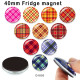 10pcs/lot   pattern  glass picture printing products of various sizes  Fridge magnet cabochon