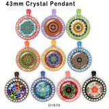 10pcs/lot  Flower  glass picture printing products of various sizes  Fridge magnet cabochon