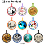 10pcs/lot  Cat  Horse  glass picture printing products of various sizes  Fridge magnet cabochon