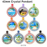 10pcs/lot  pattern  glass picture printing products of various sizes  Fridge magnet cabochon