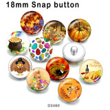 10pcs/lot  Thanksgiving   glass picture printing products of various sizes  Fridge magnet cabochon