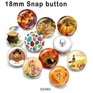 10pcs/lot  Thanksgiving   glass picture printing products of various sizes  Fridge magnet cabochon