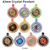 10pcs/lot   pattern  glass picture printing products of various sizes  Fridge magnet cabochon