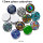 12mm glass cabochon