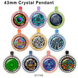 10pcs/lot  pattern  glass picture printing products of various sizes  Fridge magnet cabochon