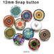 10pcs/lot  Flower  glass picture printing products of various sizes  Fridge magnet cabochon