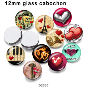 10pcs/lot   Music   glass picture printing products of various sizes  Fridge magnet cabochon