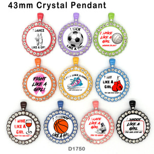 10pcs/lot Ribbon Volleyball   glass picture printing products of various sizes  Fridge magnet cabochon